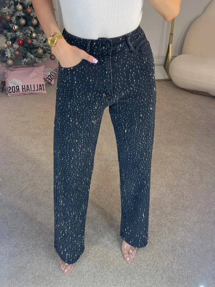 Evelyn | Women's Sparkling Style Casual Mom Jeans