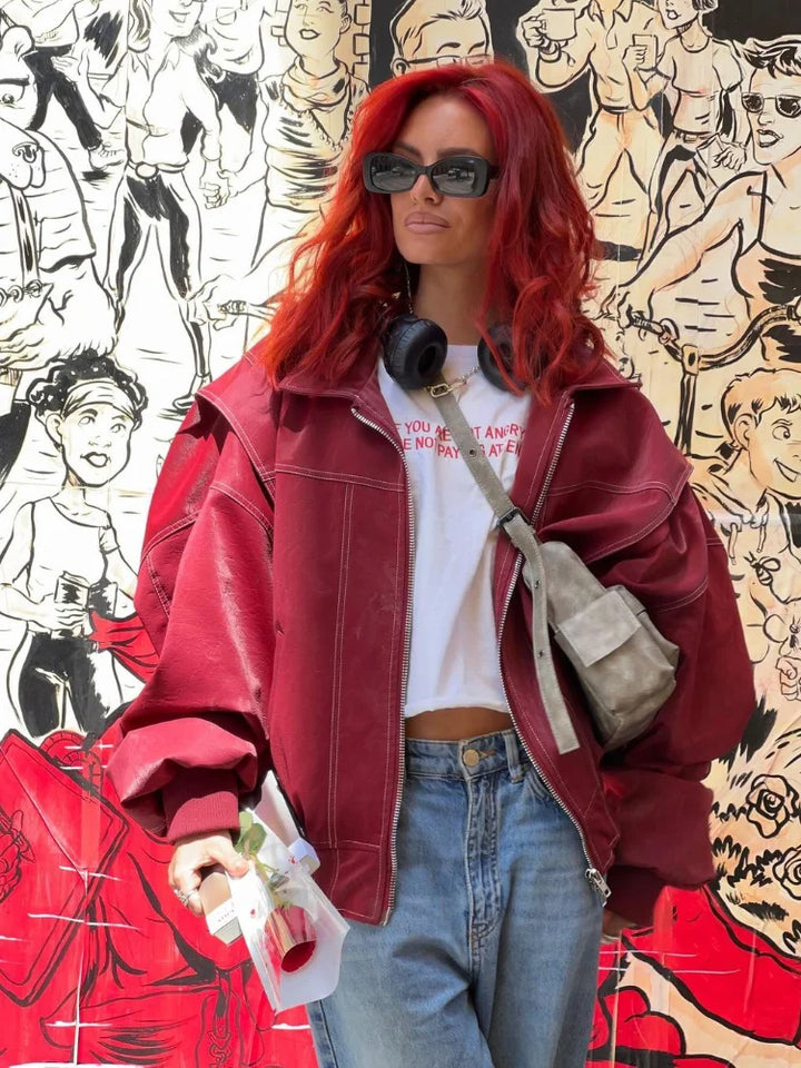 Imogen | Bold Leather Jacket