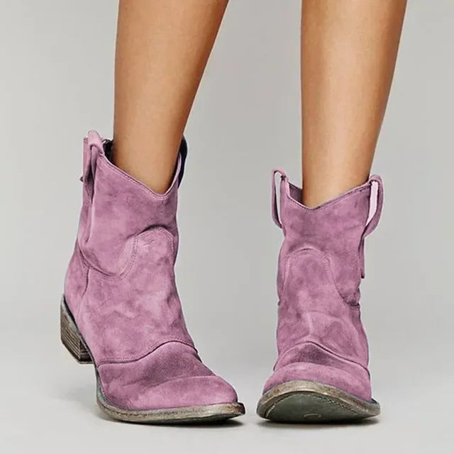 Harper | Vintage Ankle Boots for Cowboys