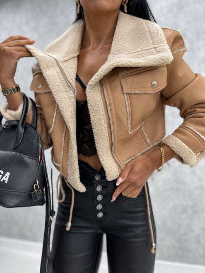 Zara - Stylish faux leather jacket