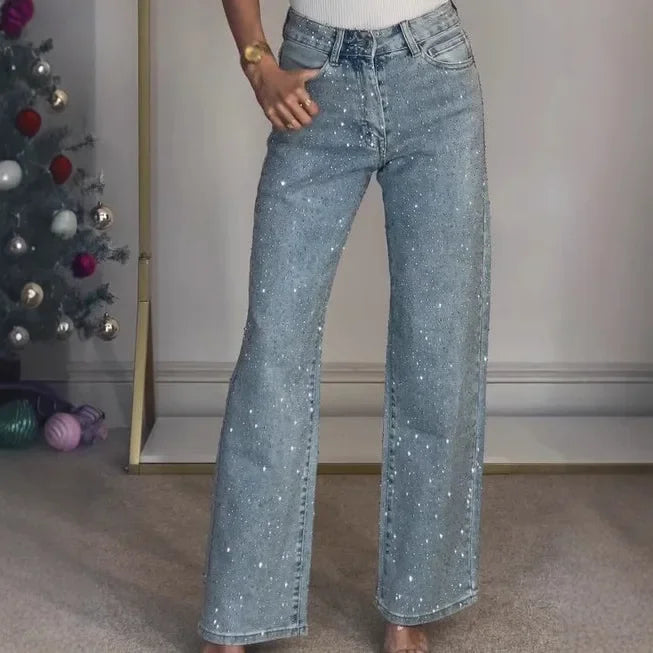 Evelyn | Women's Sparkling Style Casual Mom Jeans