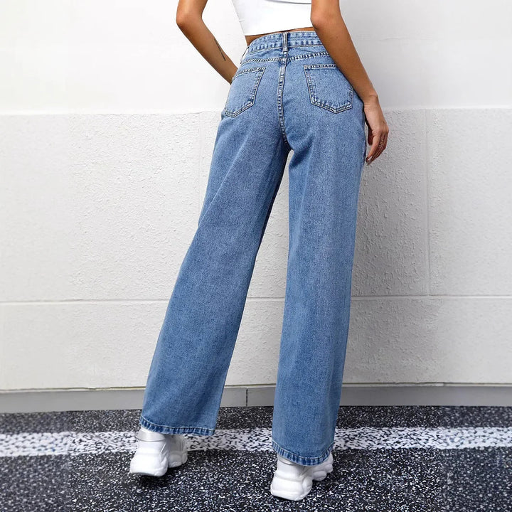 Sophia | Women's High Waist Casual Mom Jeans