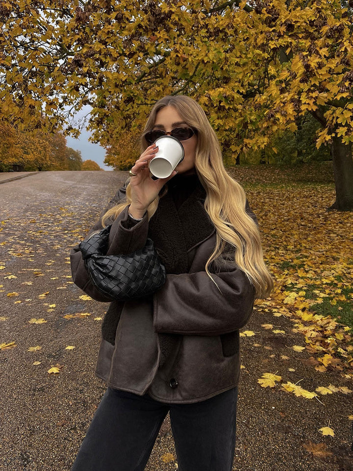 Arabella | Oversized Shearling Jacket