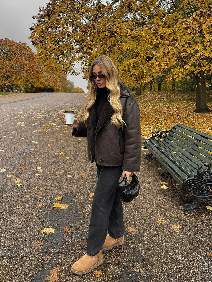 Arabella | Oversized Shearling Jacket