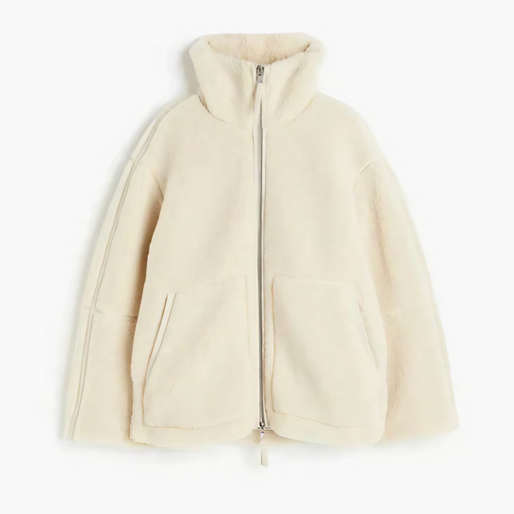Edith | Zip-Up Teddy Jacket