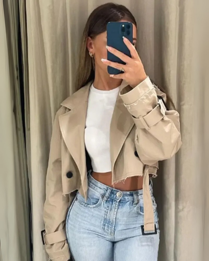 Florence | Cropped Trench Coat