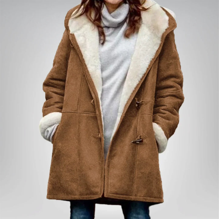 Iris | Women's Winter Jacket with Hood and Pockets