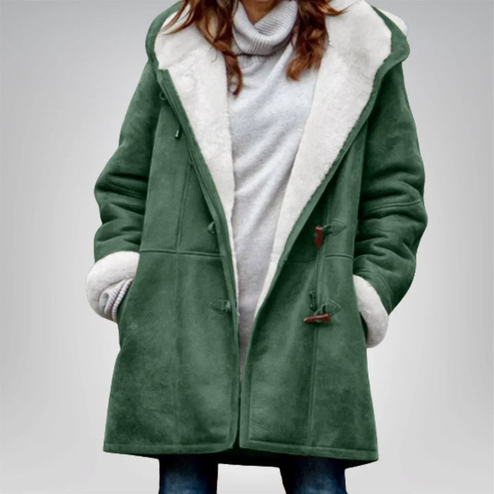 Iris | Women's Winter Jacket with Hood and Pockets