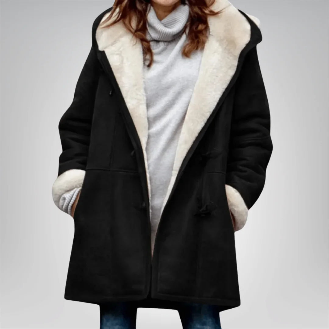 Iris | Women's Winter Jacket with Hood and Pockets