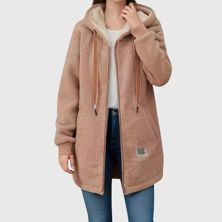 Victoria | Women's Winter Jacket with Hood and Zipper