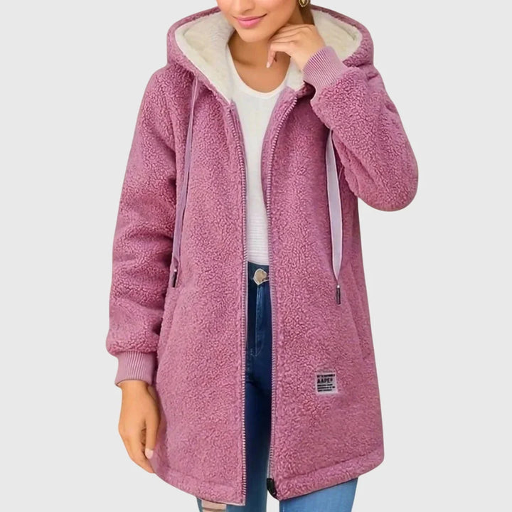 Victoria | Women's Winter Jacket with Hood and Zipper