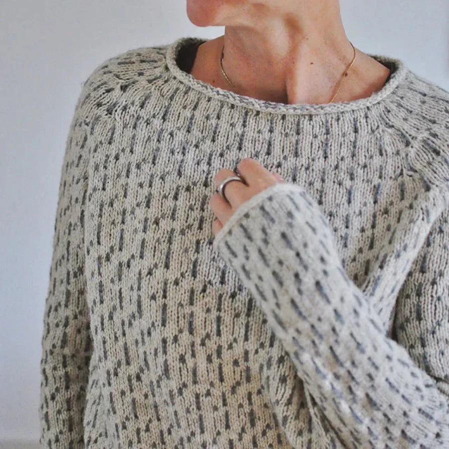 Matilda | Women's Ribbed Hem Crewneck Sweater