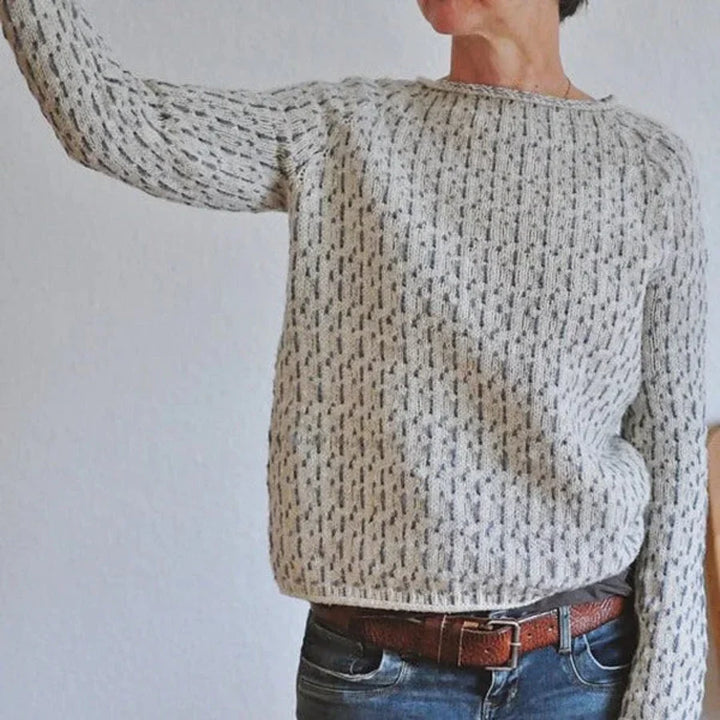 Matilda | Women's Ribbed Hem Crewneck Sweater