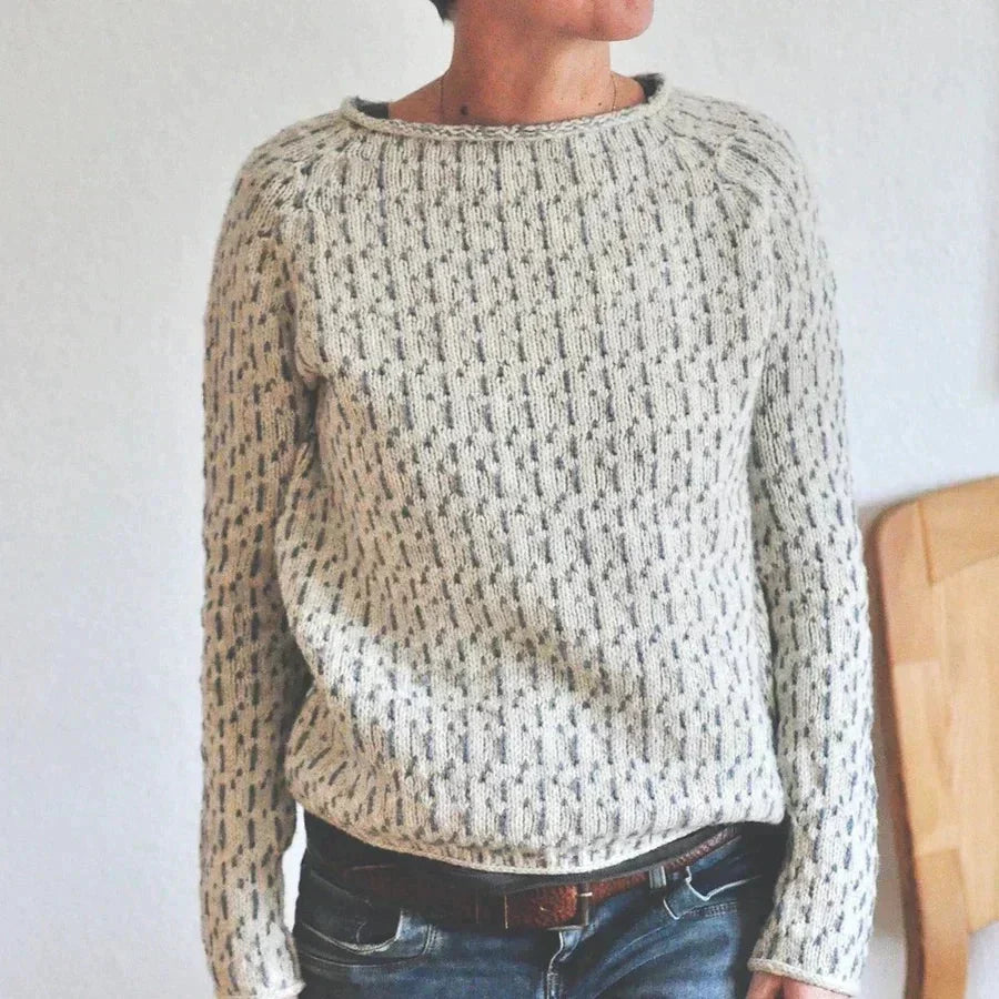 Matilda | Women's Ribbed Hem Crewneck Sweater