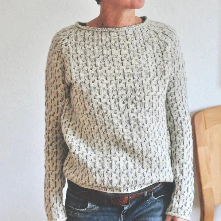 Matilda | Women's Ribbed Hem Crewneck Sweater