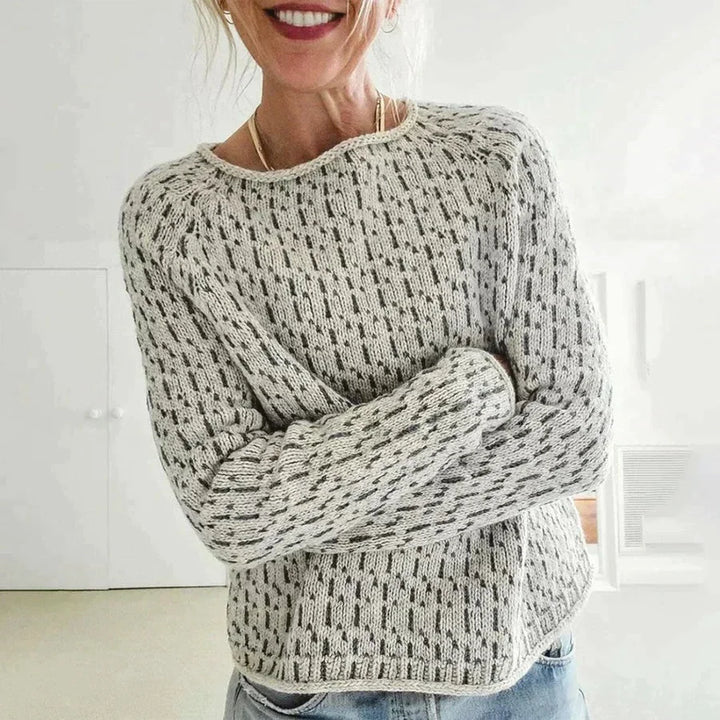Matilda | Women's Ribbed Hem Crewneck Sweater
