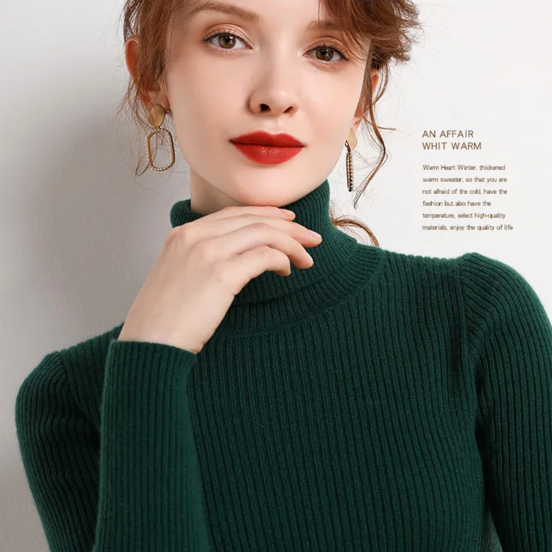 Juliette | Winter-Ready Cashmere Turtleneck Sweater