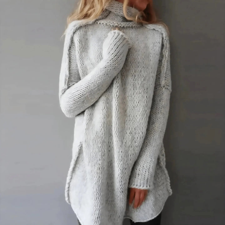 Felicity | Winter-Ready Hand-Knitted Cable Sweater