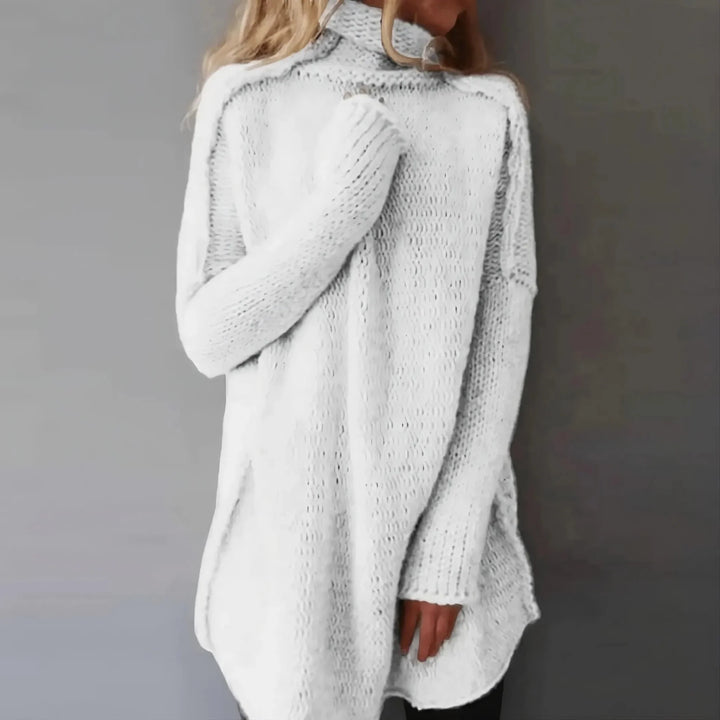 Felicity | Winter-Ready Hand-Knitted Cable Sweater