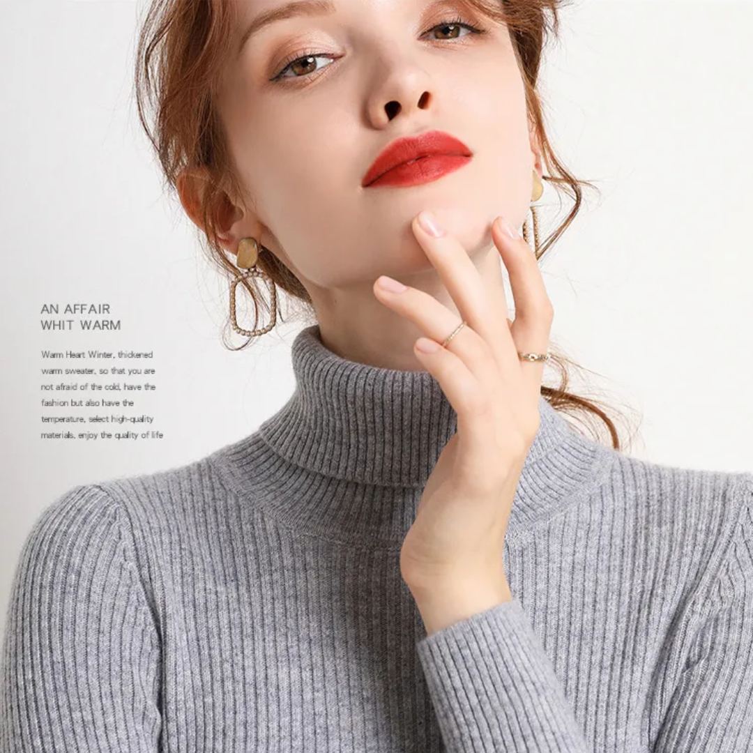 Juliette | Winter-Ready Cashmere Turtleneck Sweater