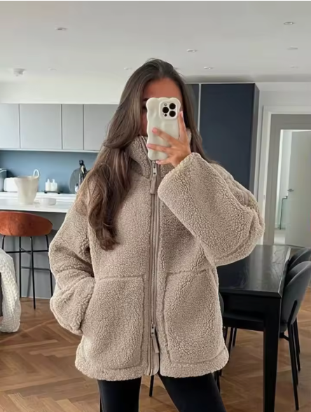 Olivia | Women's Cozy Fleece Winter Jacket