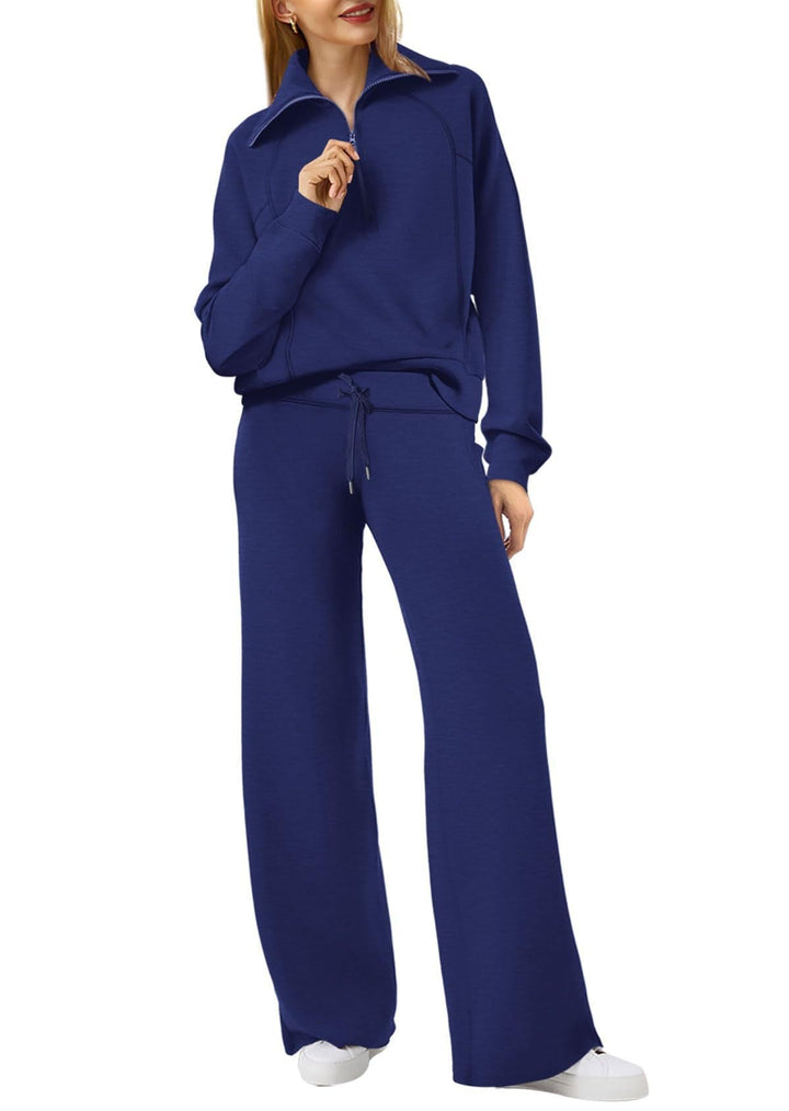 Sophia | Women's Stylish Long Sleeve Set with Zip