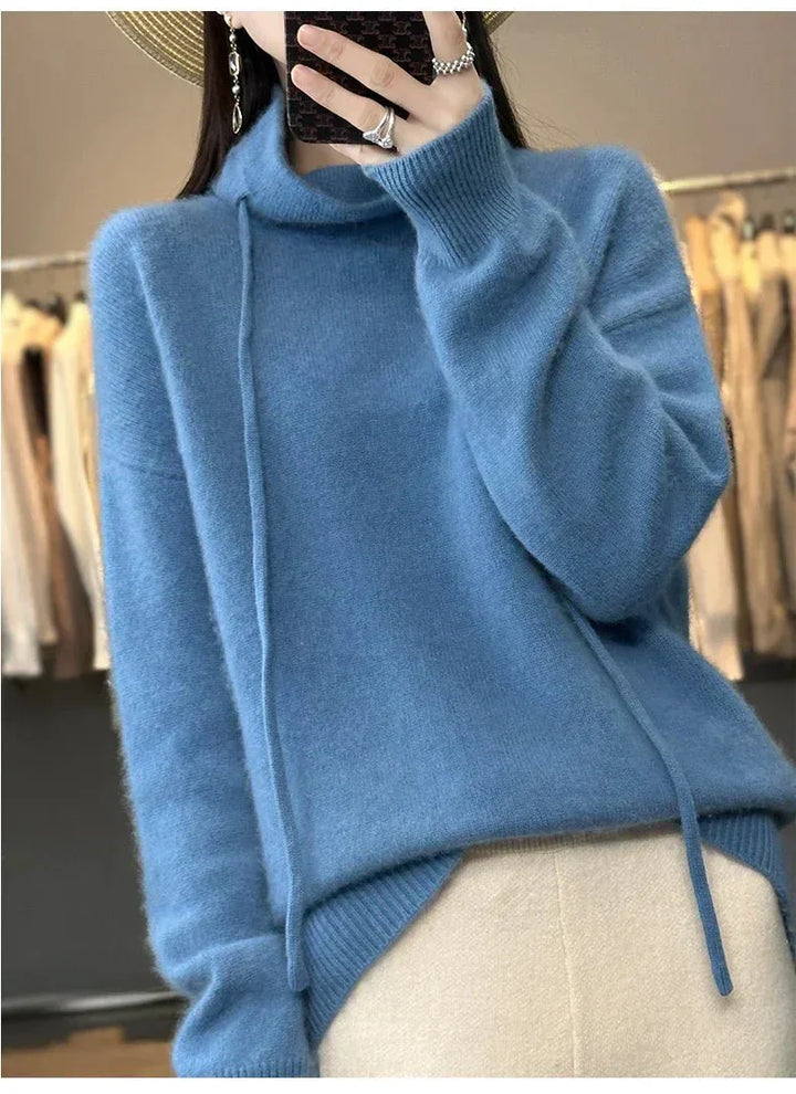 Ivy | Cozy Winter Sweater with Lace Detailing