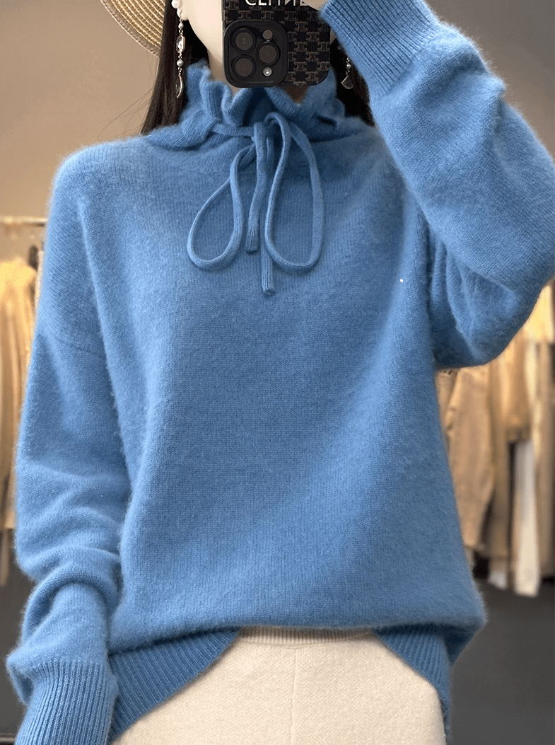 Ivy | Cozy Winter Sweater with Lace Detailing
