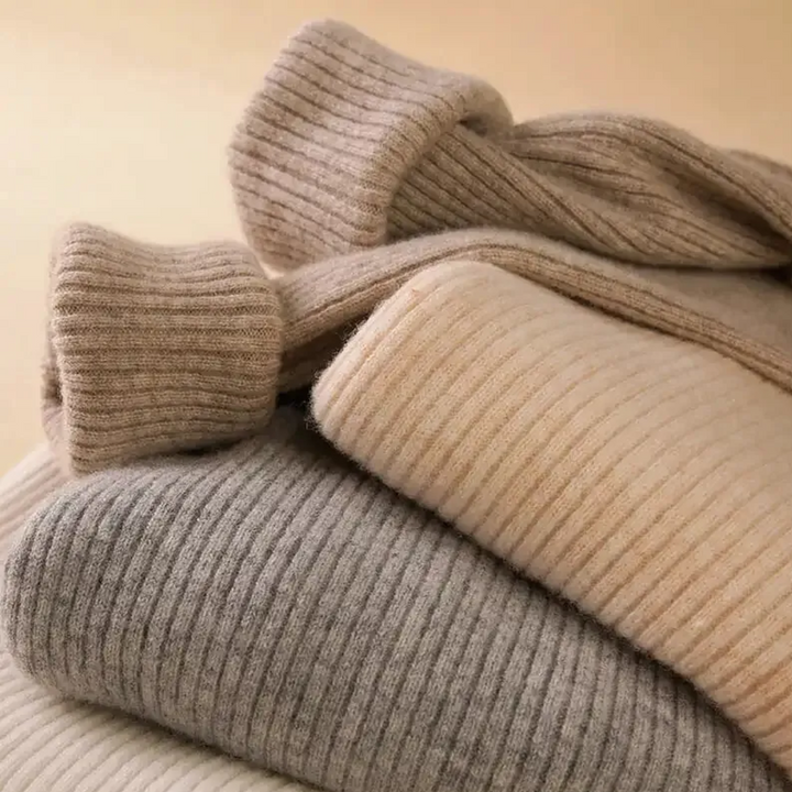 Violet | Winter-Ready Cashmere Turtleneck Sweater