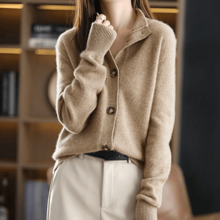 Sophie | Women's Knit Sweater with Button Placket
