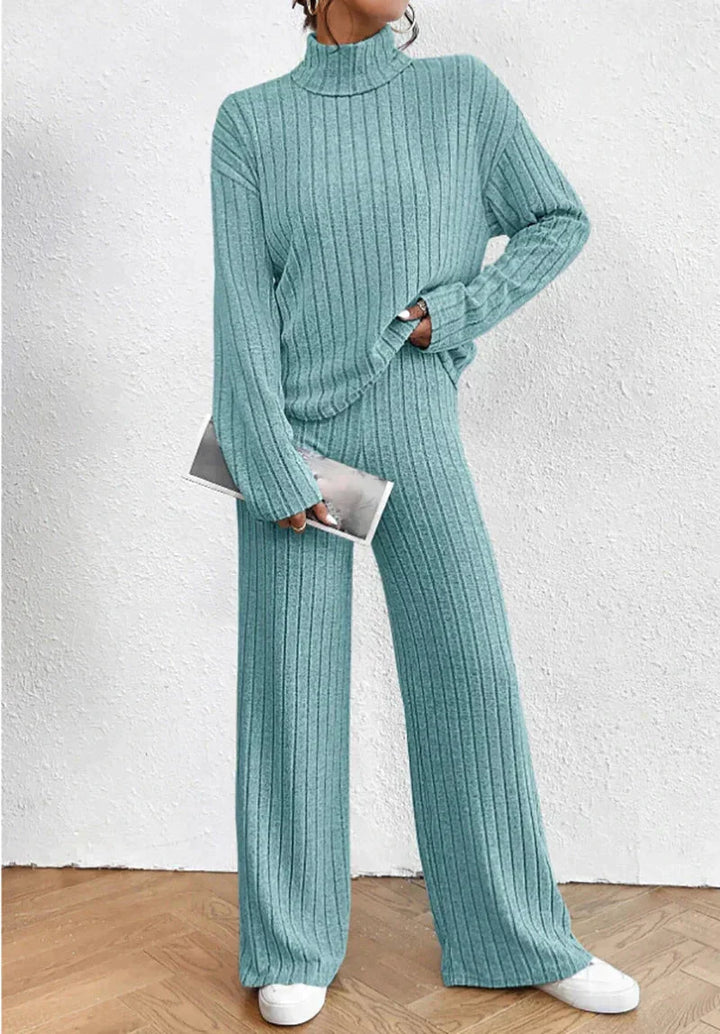 Lucy | Women's Turtleneck Sweater and Pants Set