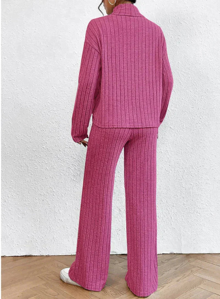 Lucy | Women's Turtleneck Sweater and Pants Set