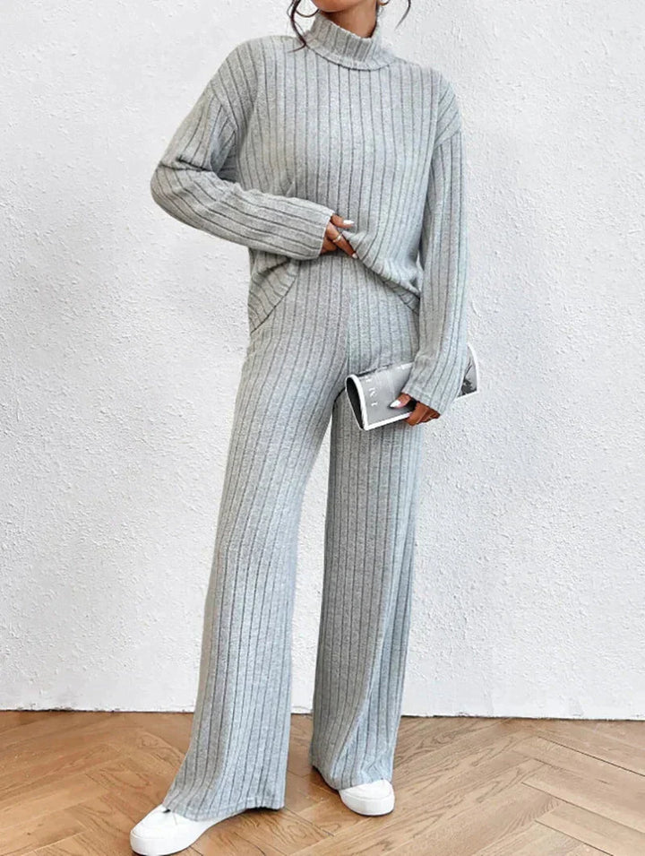 Lucy | Women's Turtleneck Sweater and Pants Set