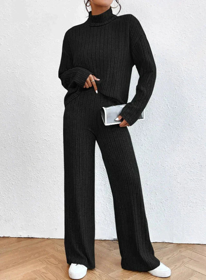 Lucy | Women's Turtleneck Sweater and Pants Set