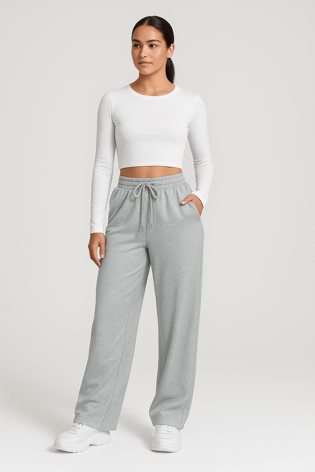 Clara | Women's Wide-Leg Jogger Pants Set