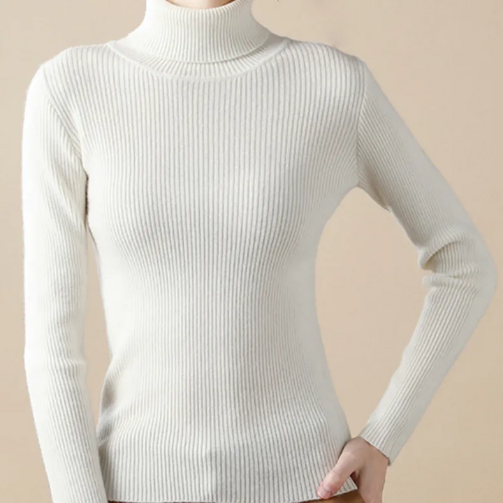 Violet | Winter-Ready Cashmere Turtleneck Sweater